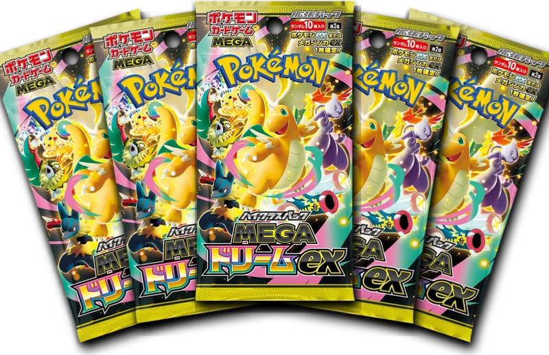 Pack 5 sobres Mega Dream ex